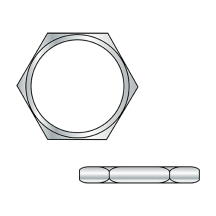 Hex Panel Nuts - Pipe Nuts - Zinc Alloy