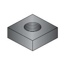 Square Machine Screw Nuts - Black Oxide