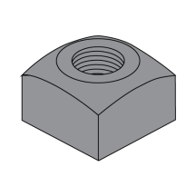 3/4-10 Heavy Square Nuts - Plain Finish