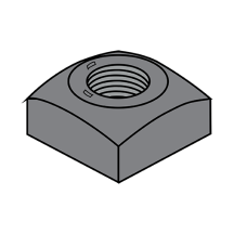 3/4-10 Regular Square Nuts - Grade 5 - Plain