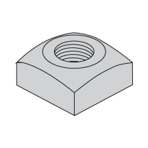 1/2-13 Regular Square Nuts - Hot Dip Galvanized