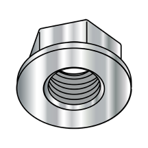 1/4-20 Non-Serrated Flange Hex Nuts - 18-8 Stainless Steel