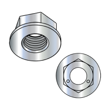 Non-Serrated Flange Hex Nuts - Grade 5 - Zinc