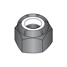 Nylon Insert Stop Nuts - Black Oxide - 18-8 Stainless