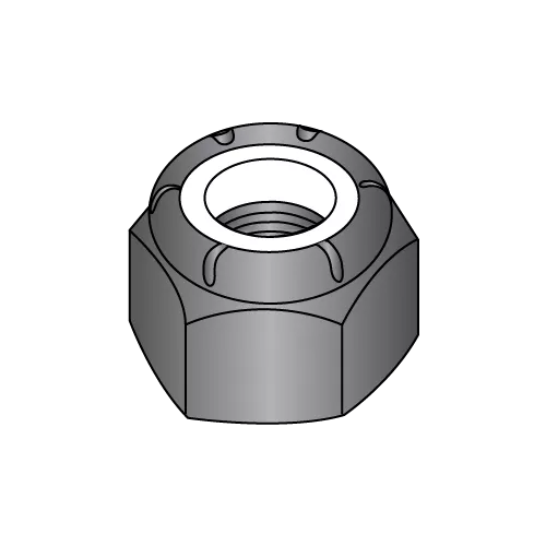 Nylon Insert Stop Nuts - Black Oxide