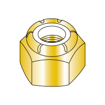 Nylon Insert Stop Nuts - Heavy Hex - Zinc Yellow