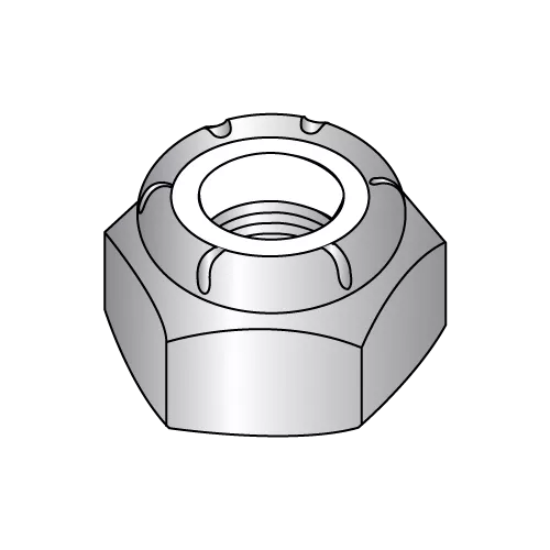 Heavy Hex Thin Height Nylon Insert Stop Nuts
