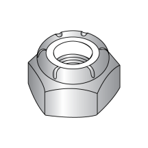 3/8-16 NTU Nylon Insert Stop Nuts - Heavy Hex - Zinc