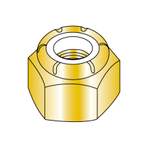 Nylon Insert Stop Nuts - Heavy Hex - Zinc Yellow