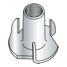 1/4-20X5/16 Tee Nuts - 3 Prong - Zinc