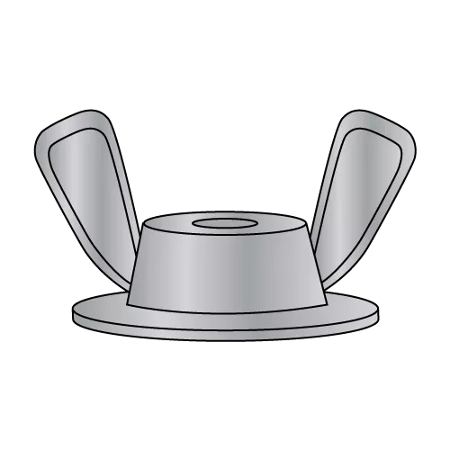 Washer Based - Wing Nuts - Die Cast Zinc Alloy