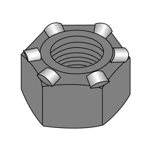 Hex Weld Nuts - 6 Projections - Plain Finish