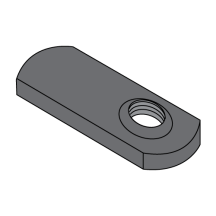 10-24 Tab Weld Nuts - Plain Finish