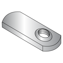 1/4-20 Tab Weld Nuts - 0.812" Base - 18-8 Stainless