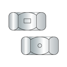 1/4-20 Two Way Reversible Lock Nuts - Finished Pattern - Zinc