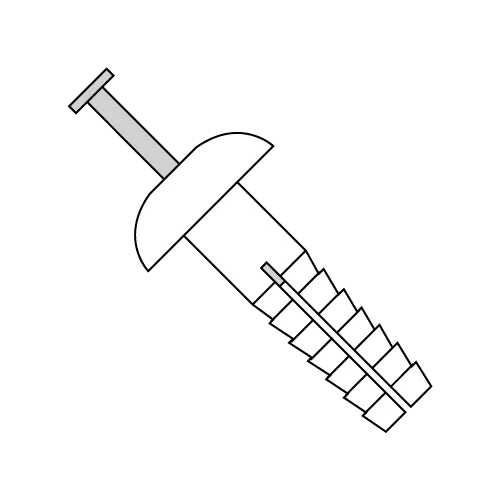 Nylon Body and Steel Pin Drive Rivets