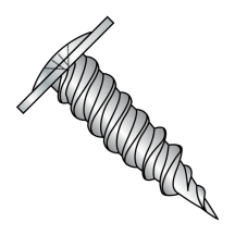 1/4-10X1/2 Phillips - Modified Truss - Self Piercing Screws - Zinc