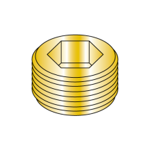 American Sockets® - Dry Seal - Socket Pipe Plug - 3/4" Taper - Brass