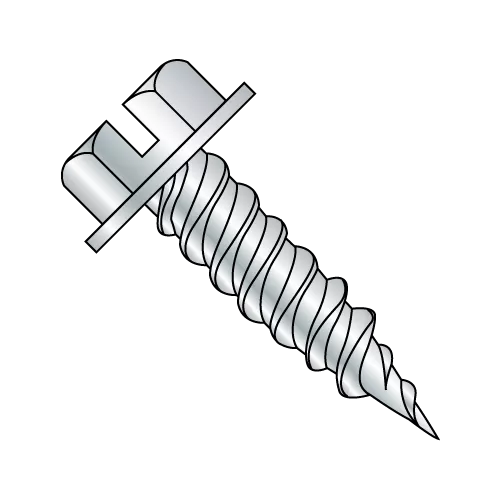Slotted - Hex Washer - Self Piercing Screws