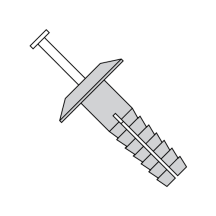 Plastic Drive Rivets w/Plastic Pin - Gray Nylon