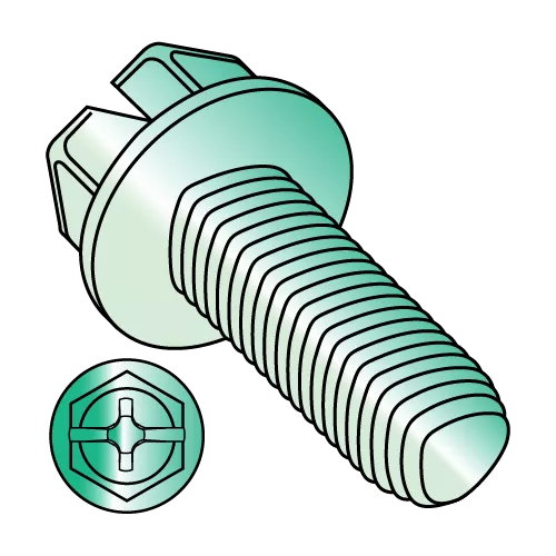Hex Washer - Combo - Alternatives to Taptite® Thread Rolling Screws* - Zinc