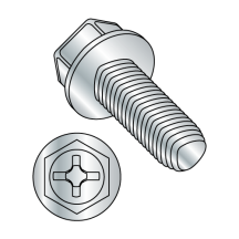 4-40X1/2 Hex Washer - Phillips - Alternatives to Taptite® Thread Rolling Screws* - Zinc