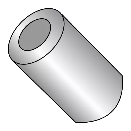 One Eighth - Round Spacers - Aluminum