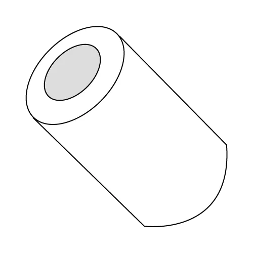 6X3/8 Five Sixteenths - Round Standard Spacers - Nylon