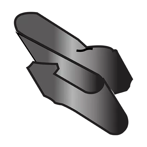 "S" Type Clips - Black Phosphate & Oil