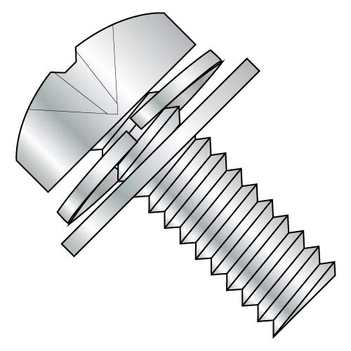 Split Lock and Flat Washer Phillips Pan SEMS Screws