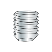 1-72X3/16 Socket Set Screws - Imported - Cup Point - Fine