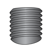 1/4-20X1 Socket Set Screws - Imported - Oval Point - Coarse Thread