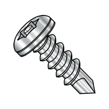 8-18X1 1/2 Pan - Six-Lobe Pin-In - Self Drilling Screws - 18-8 Stainless