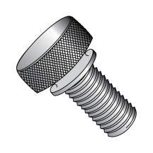 8-32X5/8 Knurled Thumb Screws - with Washer Face