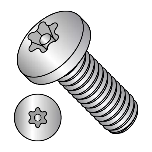 6 Lobe Pin In Button Head Machine Screws