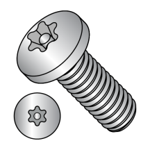 8-32X1 3/4 Button - 6 Lobe Pin-In - Machine Screws - 18-8 Stainless