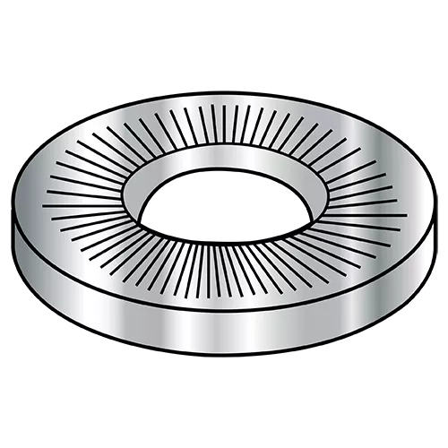 Metric - Serrated - Conical Spring - Lockwashers - A2 Stainless