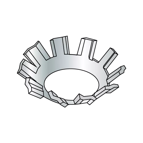 Countersunk - External Tooth - Lock Washers - Zinc