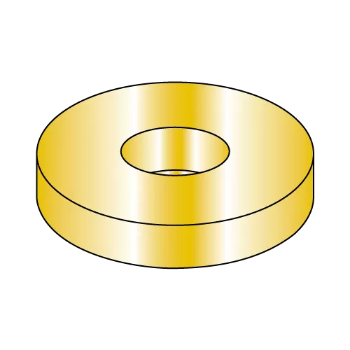 Flat Washers SAE - Zinc Yellow