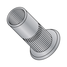 5/16-18-.150 Flat Head Ribbed Threaded Inserts