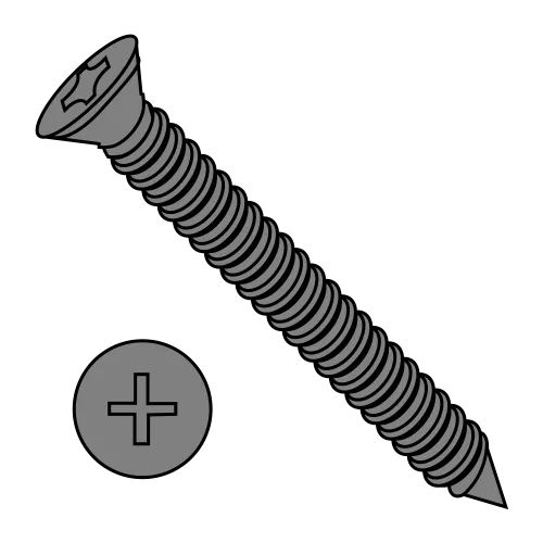 Phillips - Trim - Drywall Screws - Black Phosphate