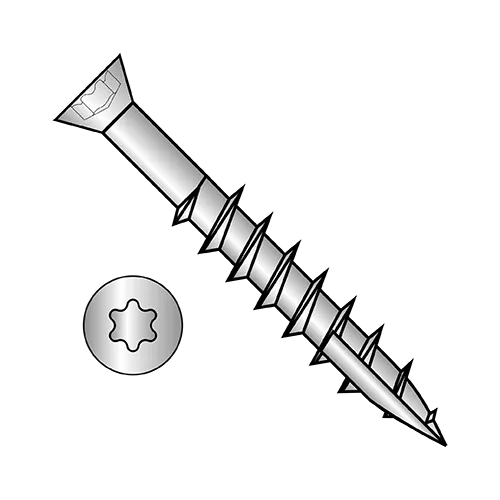 6 Lobe - Trim Head - Drywall Screws - Type 17 Point - 18-8 Stainless 