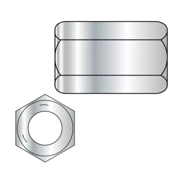8-32X5/8-5/16  Hex Rod Coupling Nut 5/16 inch Across Flats Grade 5 Zinc