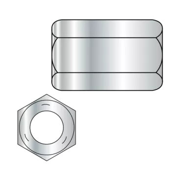 1/2-13X1 3/4  Hex Rod Coupling Nut 3/4 inch Across Flats Grade 5 Zinc