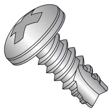 6-20X5/16  Phillips Pan Thread Cutting Screw Type 25 Fully Threaded 410 Stainless Steel