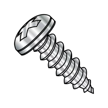6-20X5/16  Phillips Pan Self Tapping Screw Type AB Fully Threaded 316 Stainless Steel