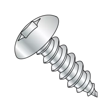 10-16X1/2  Six Lobe Full Contour Truss Self Tapping Screw Type AB Full Thread Zinc and Bake