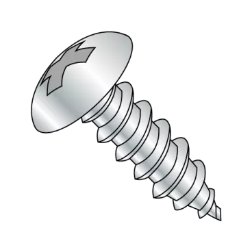 10-12X1/2  Phillips Full Contour Truss Self Tapping Screw Type A Full Thread Zinc And Bake