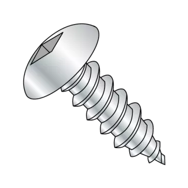 8-15X3/4  Square Truss Self Tapping Screw Type A Fully Threaded Zinc and Bake