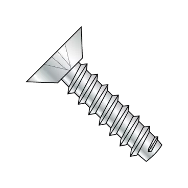 10-16X1/2  Phillips Flat Undercut Self Tapping Screw Type B Fully Threaded Zinc